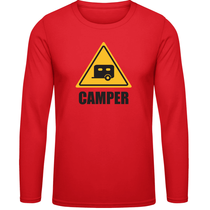 Camper Warning Shirt met lange mouwen 0 image