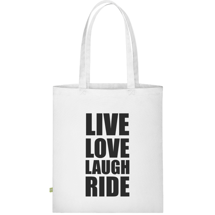 Live Love Laugh Ride Bolsa de tela contain pic