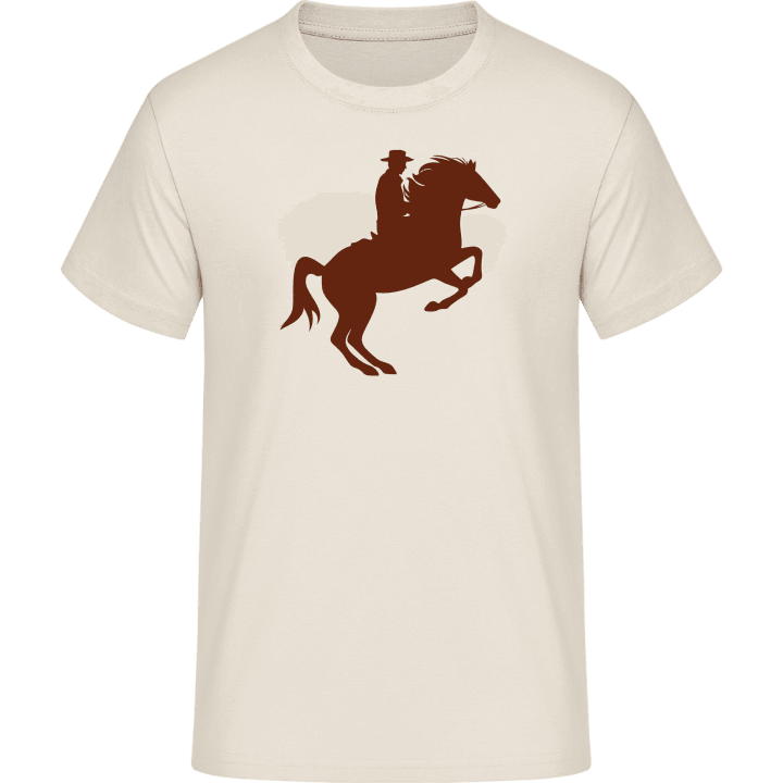 Cowboy Riding Wild Horse T-Shirt 0 image