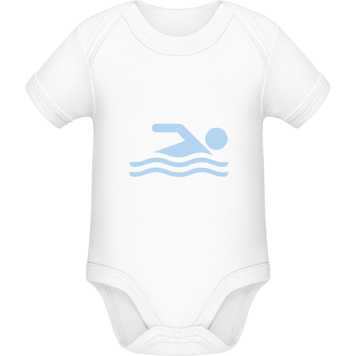 Swimmer Icon Baby Strampler contain pic