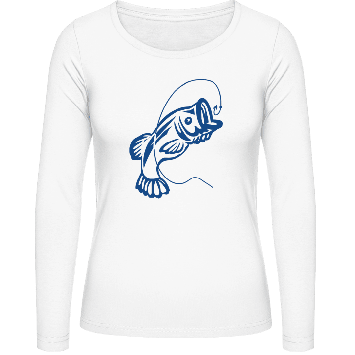 Fishing Symbol Vrouwen Lange Mouw Shirt 0 image