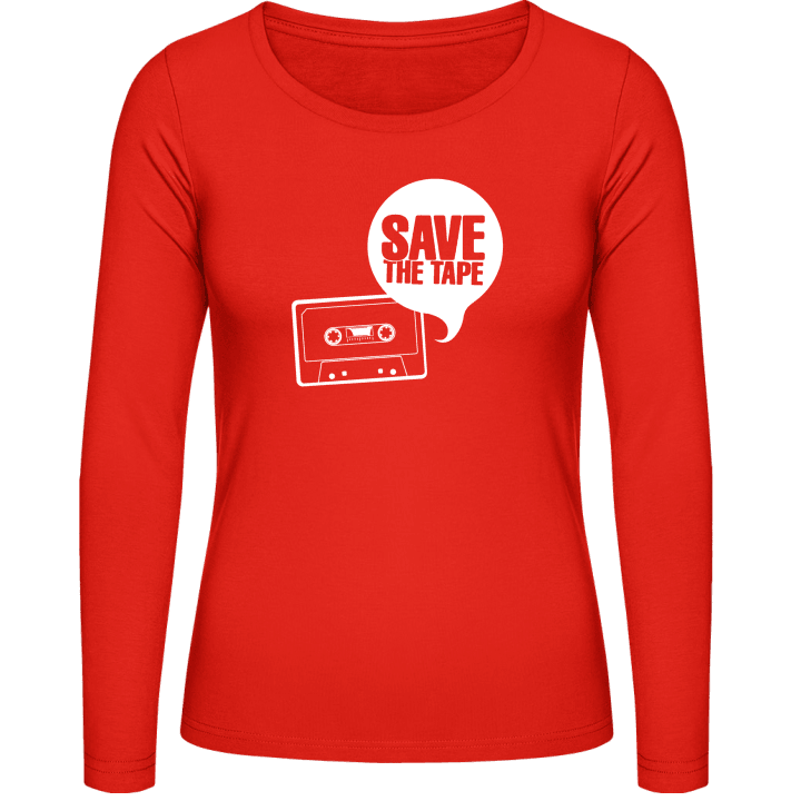 Save The Tape T-shirt à manches longues pour femmes contain pic