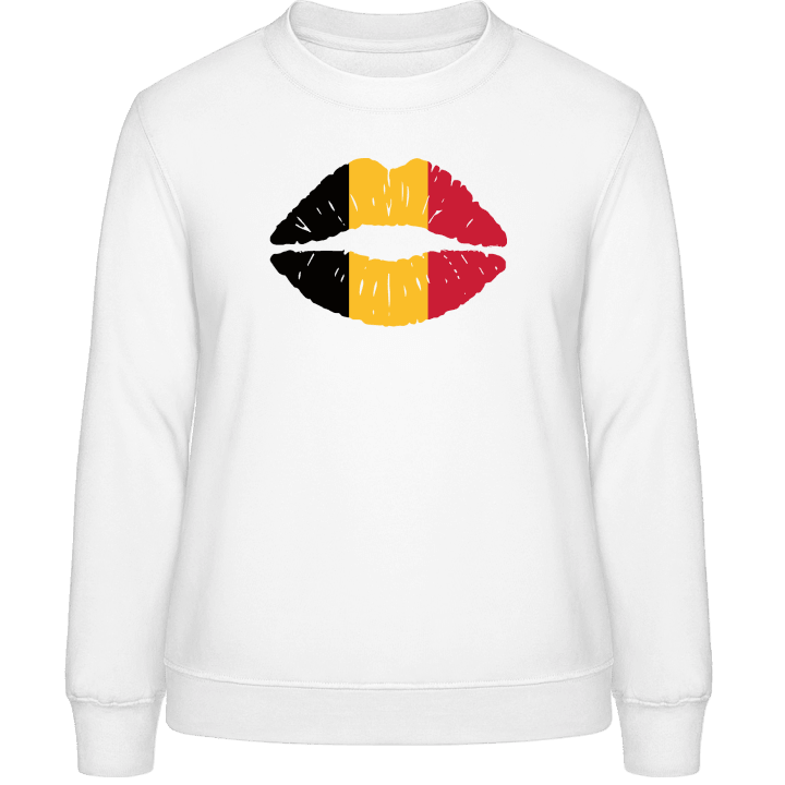 Belgium Kiss Flag Frauen Sweatshirt contain pic