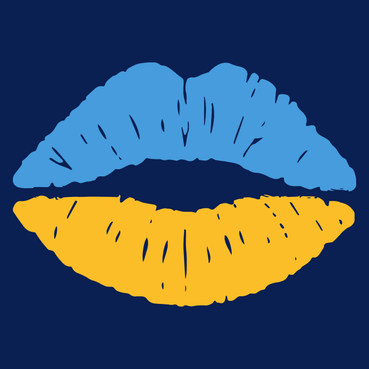 Ukraine Kiss Flag Genser for kvinner 0 image
