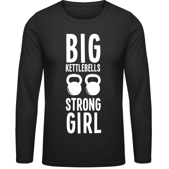 Big Kettlebels Strong Girl T-shirt à manches longues contain pic