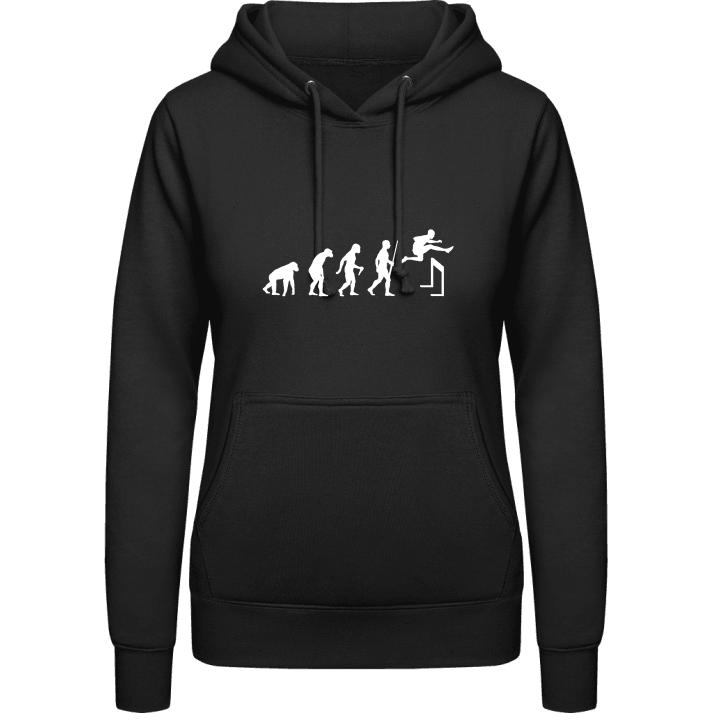 Hurdling Evolution Vrouwen Hoodie contain pic