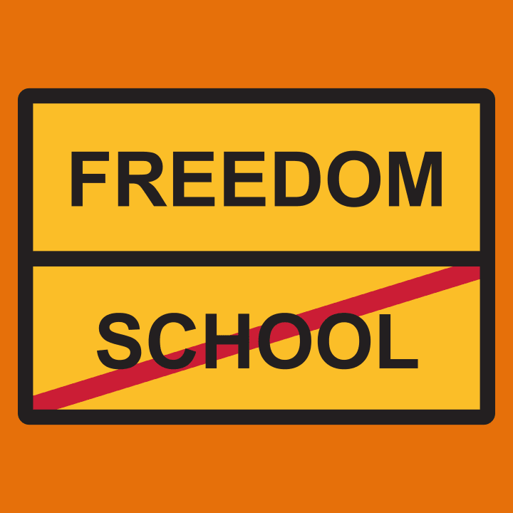 Freedom vs School Hoodie för kvinnor 0 image