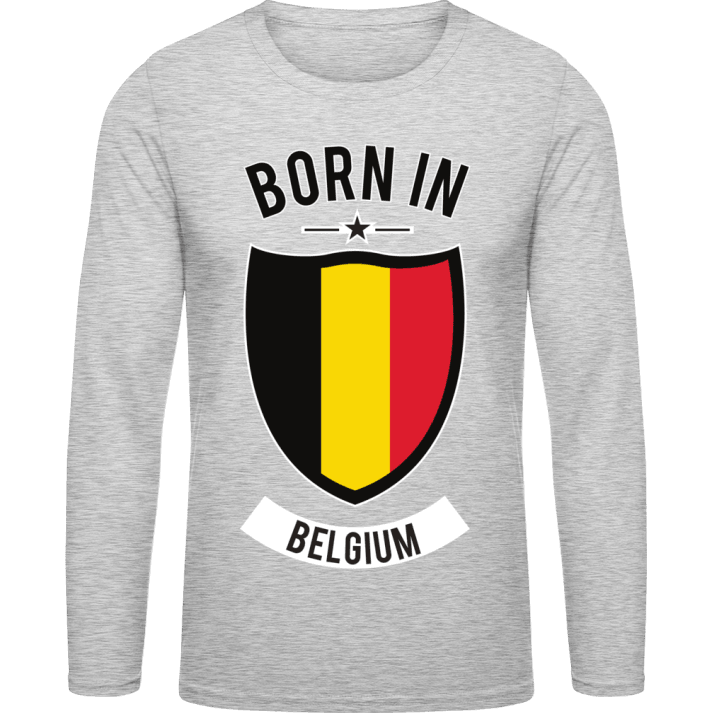 Born in Belgium Camicia a maniche lunghe contain pic