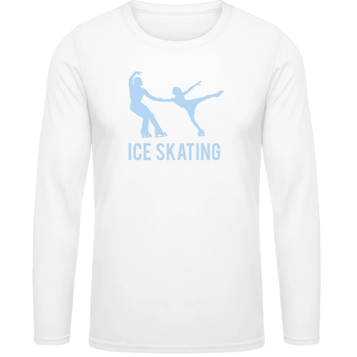 Ice Skating Silhouettes Long Sleeve Shirt contain pic