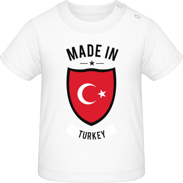 Made in Turkey T-shirt för bebisar contain pic