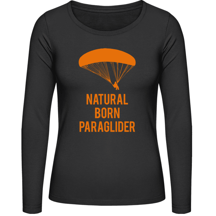 Natural Born Paraglider Vrouwen Lange Mouw Shirt contain pic