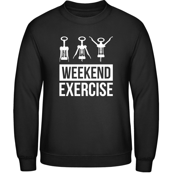 Weekend Exercise Sweatshirt contain pic