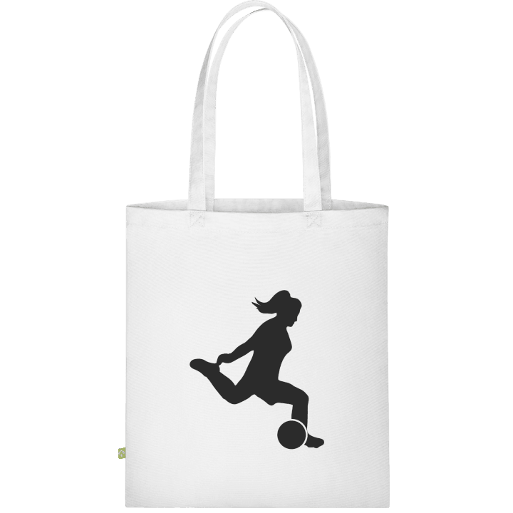 Female Soccer Illustration Stoffen tas contain pic