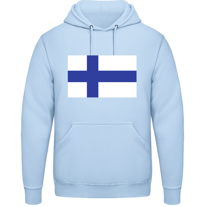 Finland Flag Felpa con cappuccio contain pic