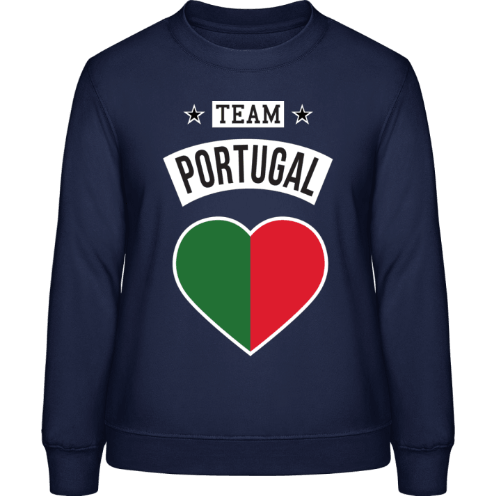 Team Portugal Heart Genser for kvinner contain pic