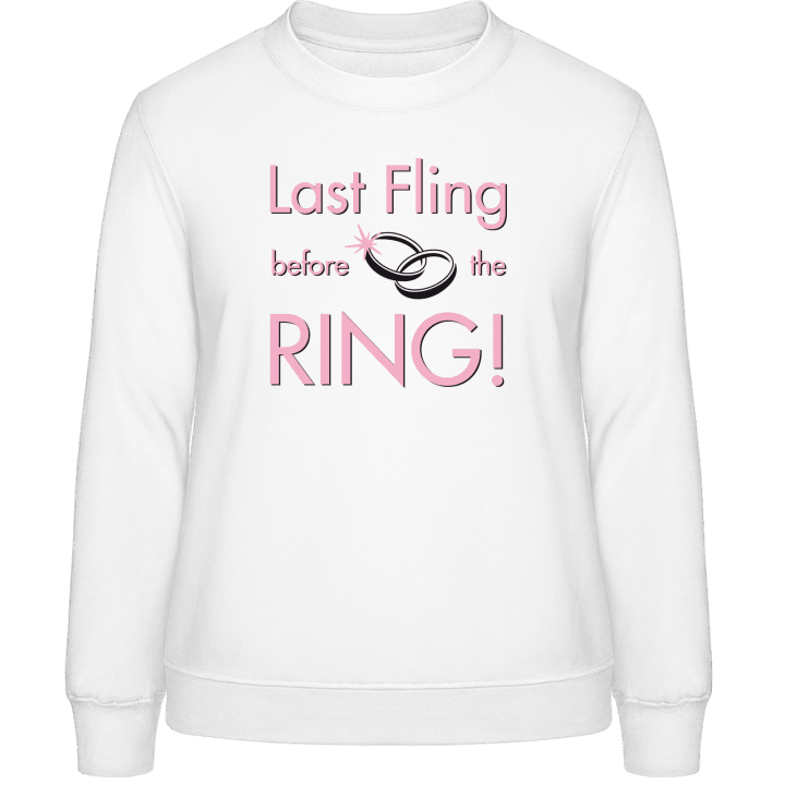 Last Fling Before The Ring Frauen Sweatshirt contain pic