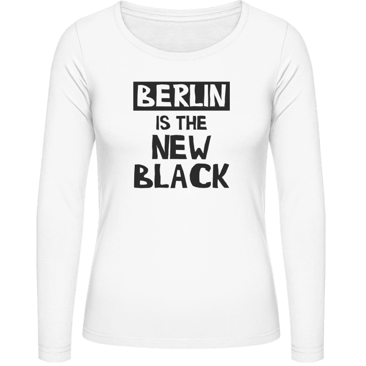 Berlin Is The New Black Frauen Langarmshirt contain pic