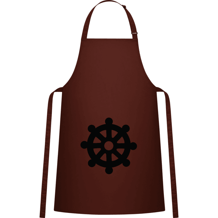 Buddhism Symbol Dharmachakra Förkläde för matlagning contain pic