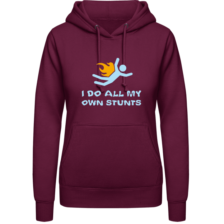 I Do All My Own Stunts Vrouwen Hoodie contain pic