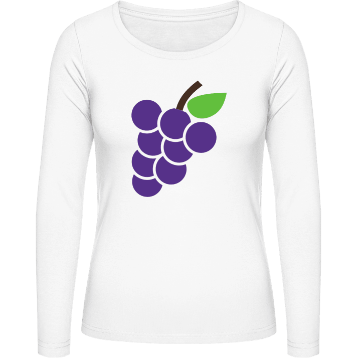 Grapes T-shirt à manches longues pour femmes contain pic