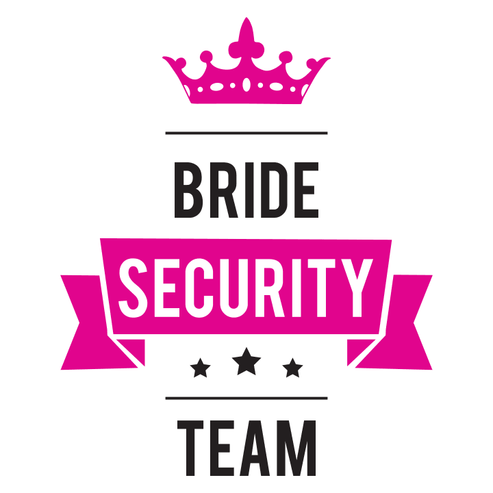 Bride Security Team Frauen Langarmshirt 0 image