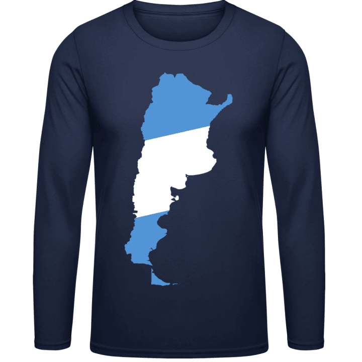 Argentina Flag Shirt met lange mouwen contain pic