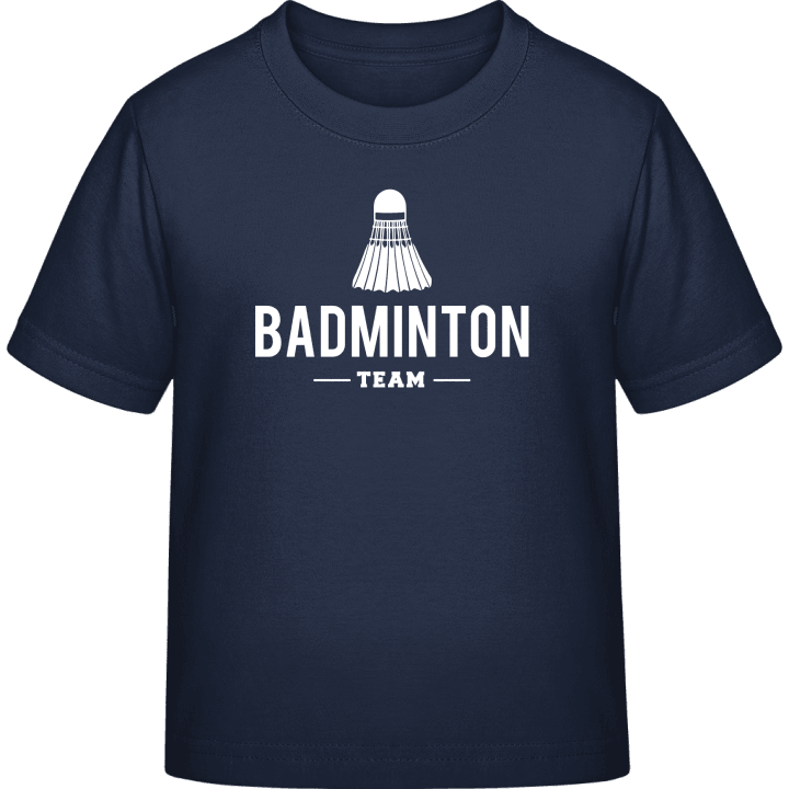 Badminton Team T-skjorte for barn contain pic