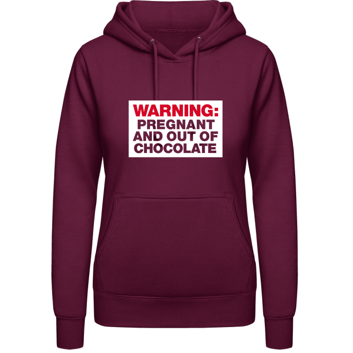 Warning: Pregnant And Out Of Ch Women Hoodie 0 image