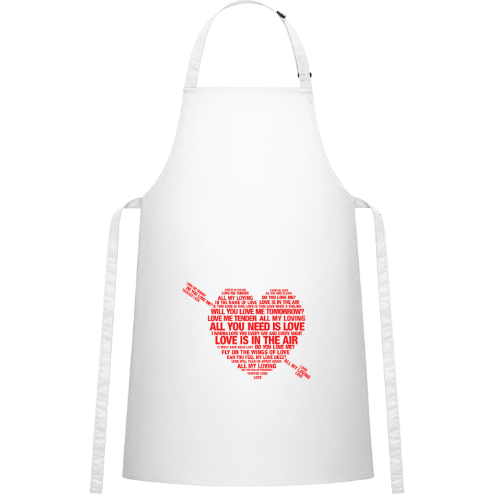 Love Songs Kitchen Apron contain pic