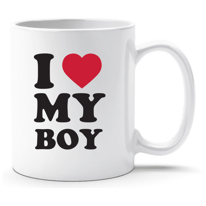 I Love My Boy Cup contain pic