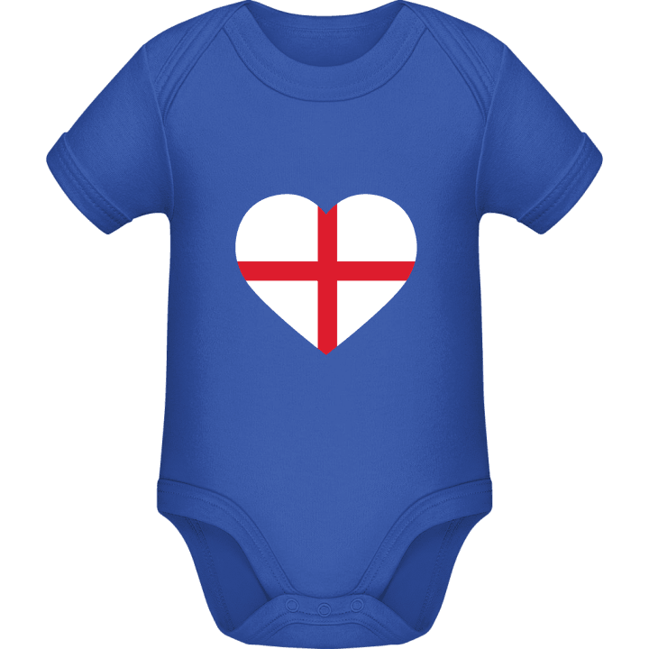 England Heart Flag Baby Romper 0 image