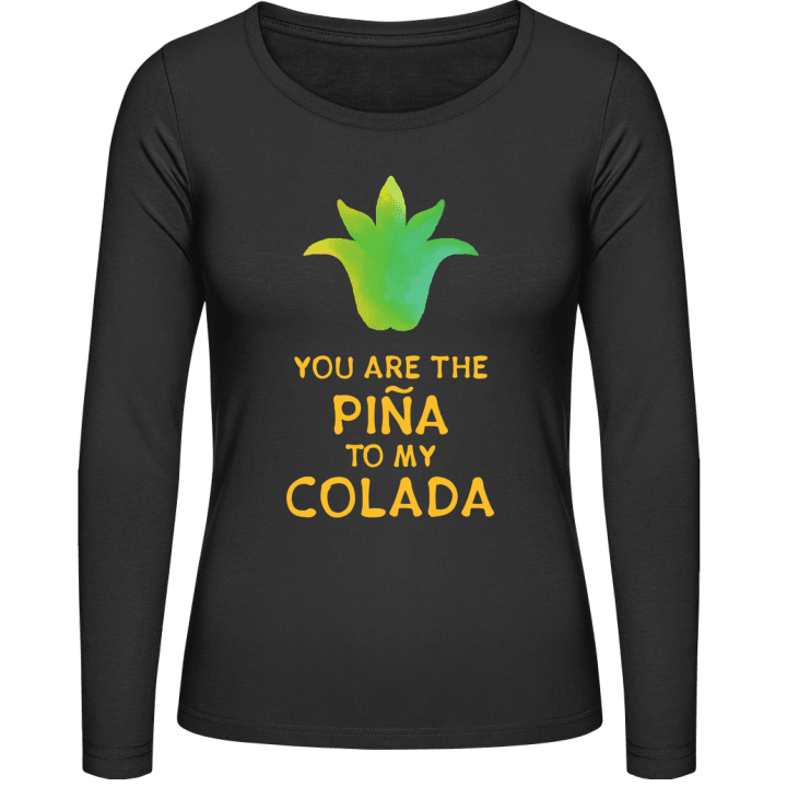 Pina To My Colada Pineapple T-shirt à manches longues pour femmes 0 image
