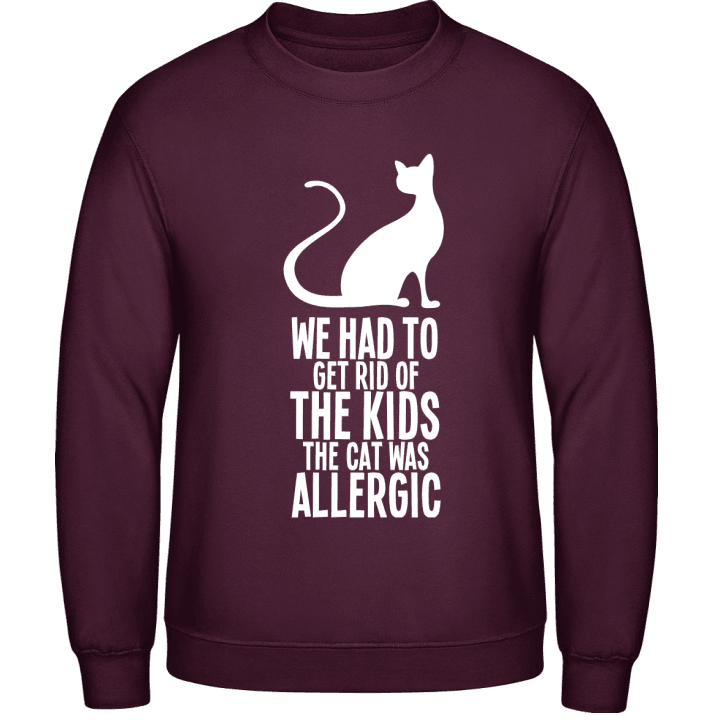 We had To Get Rid Of The Kids The Cat Was Allergic Sweatshirt contain pic