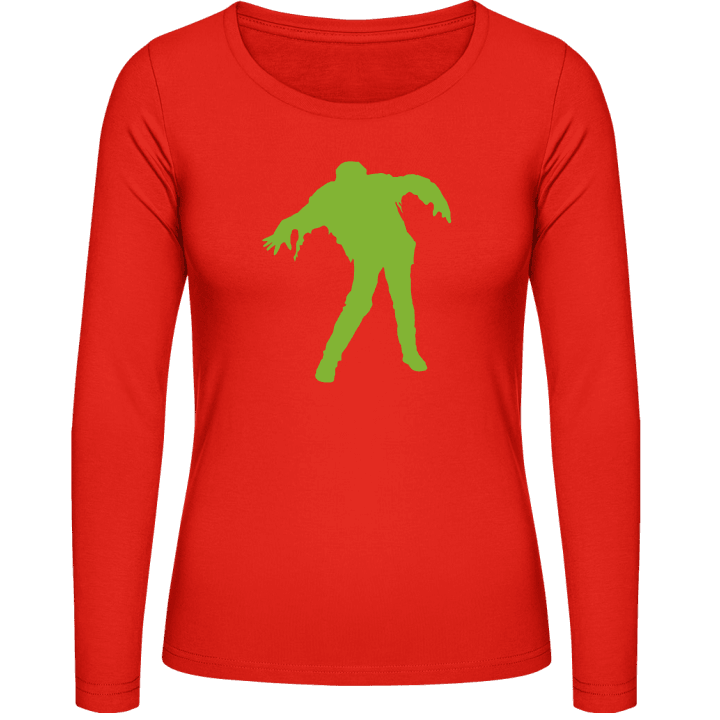 Zombie Silhouette Camisa de manga larga para mujer 0 image
