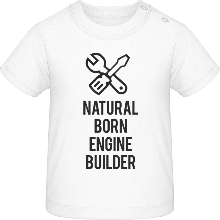 Natural Born Machine Builder Baby T-skjorte contain pic