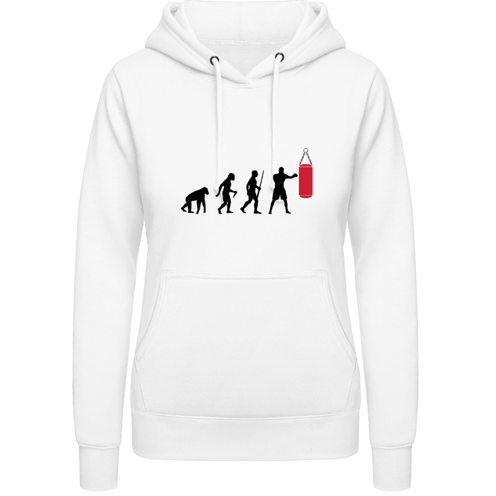 Evolution of Boxing Women Hoodie contain pic