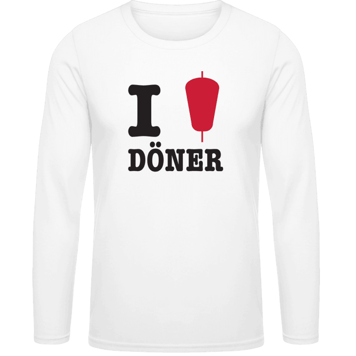 I Love Döner Shirt met lange mouwen contain pic