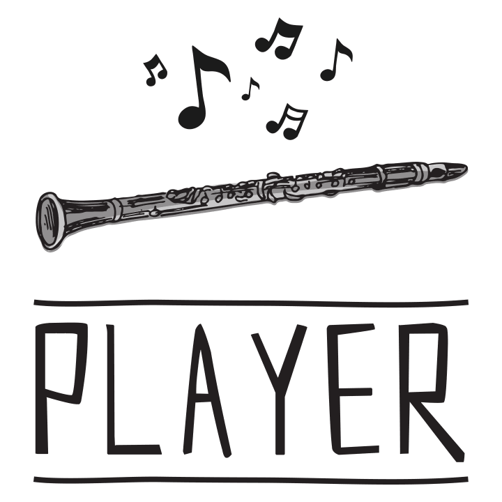 Clarinet Player Illustration Sudadera de mujer 0 image