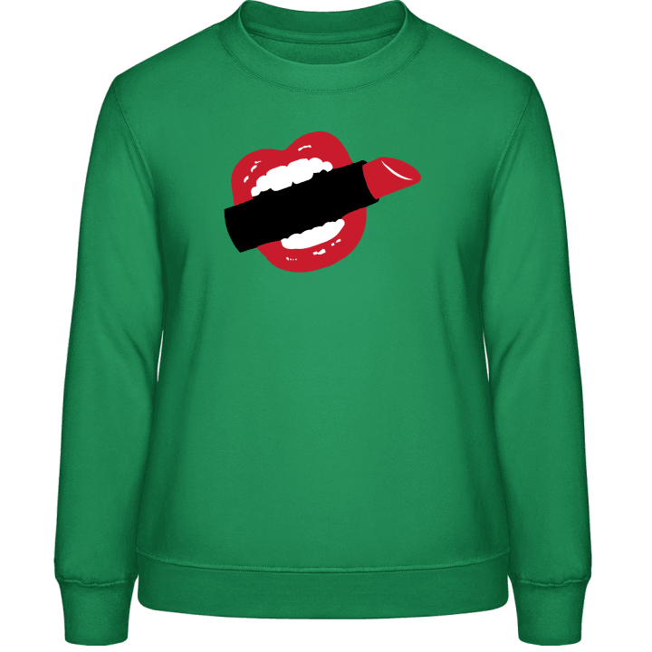 Lipstick Vamp Frauen Sweatshirt contain pic