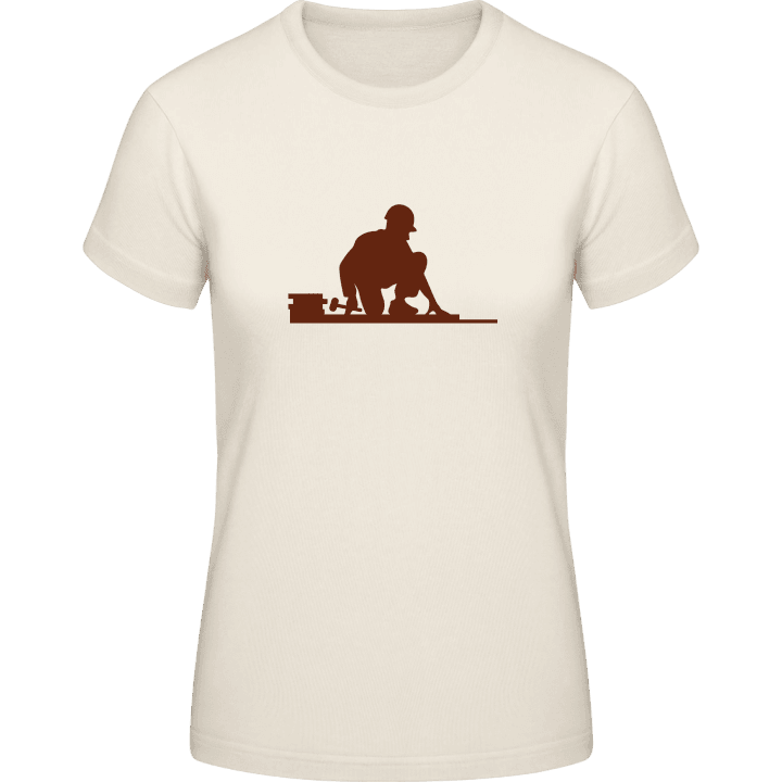 Floor Layer Design T-shirt för kvinnor contain pic