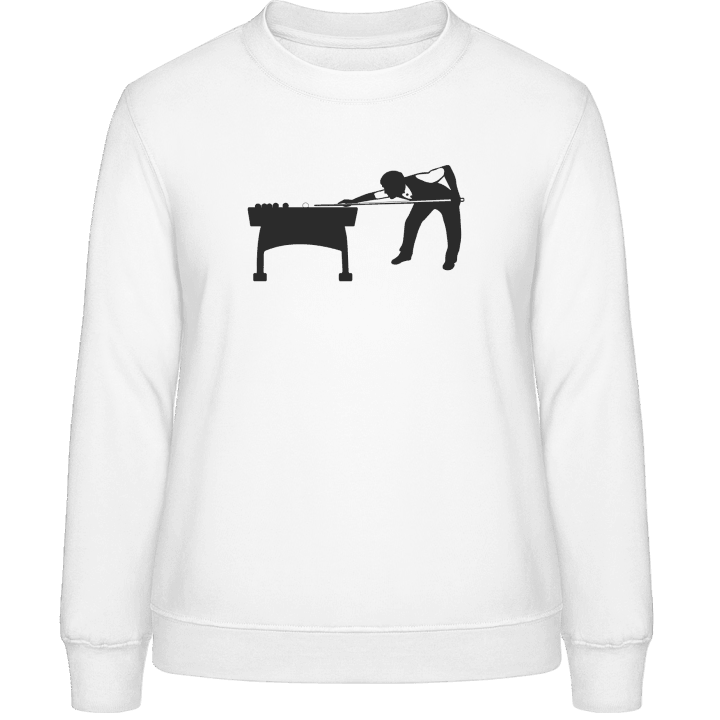 Billiards Player Silhouette Sweat-shirt pour femme contain pic