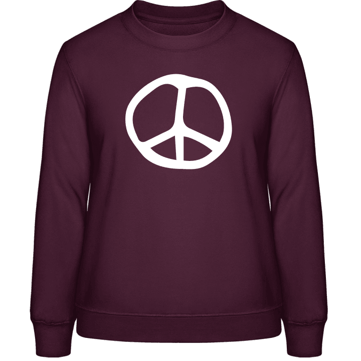 Peace Symbol Illustration Women Sweatshirt contain pic