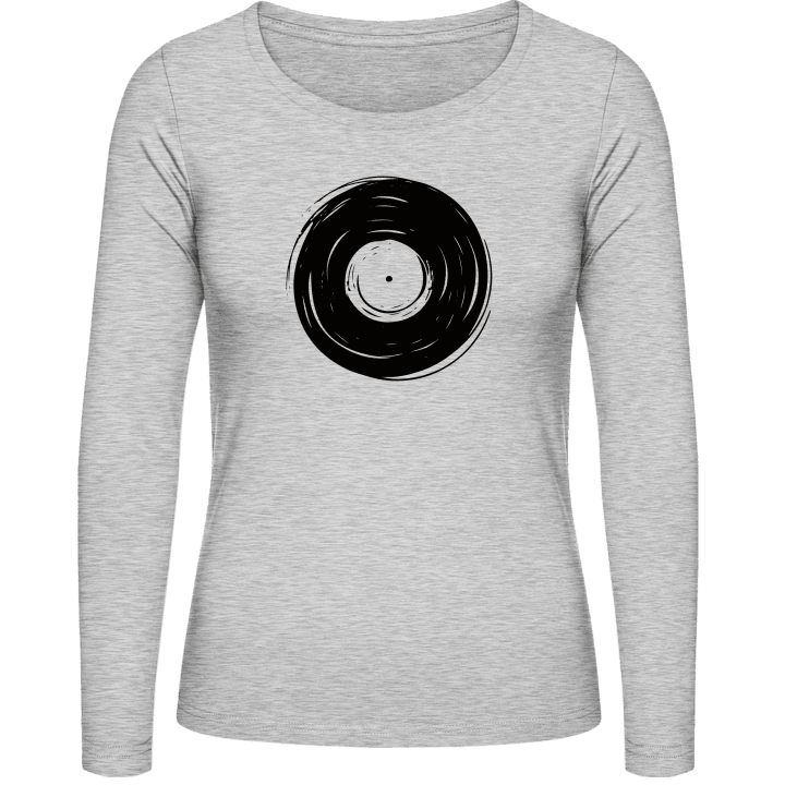 Vinyl Illustration Vrouwen Lange Mouw Shirt contain pic