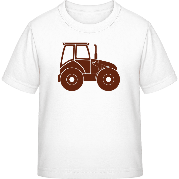 Tractor Silhouette T-skjorte for barn contain pic