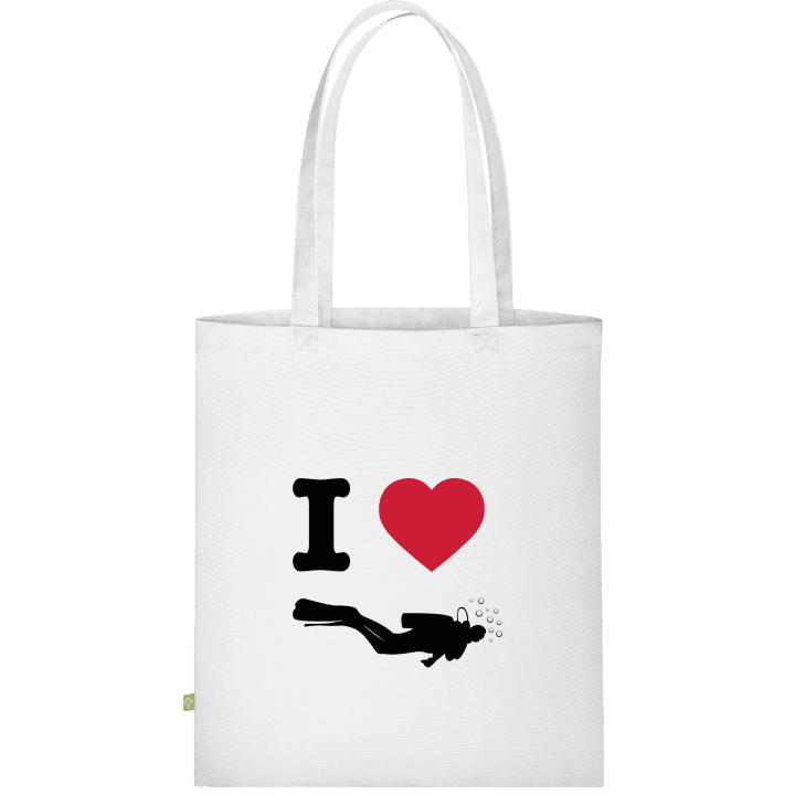 I Heart Diving Cloth Bag contain pic