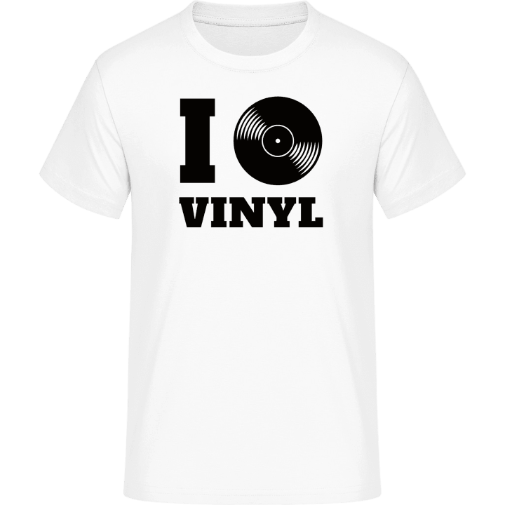 I Love Vinyl T-skjorte contain pic