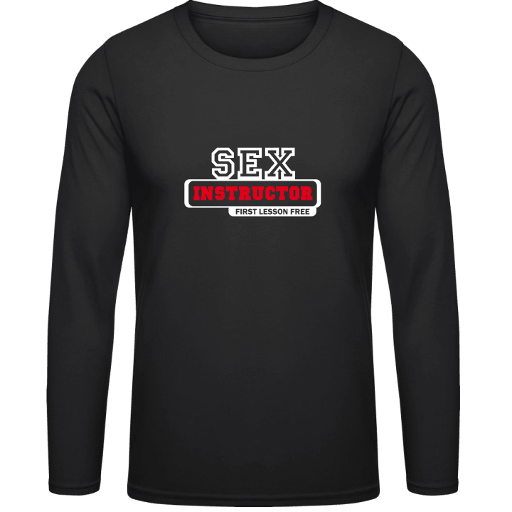 Sex Instructor First Lesson Free Langarmshirt 0 image