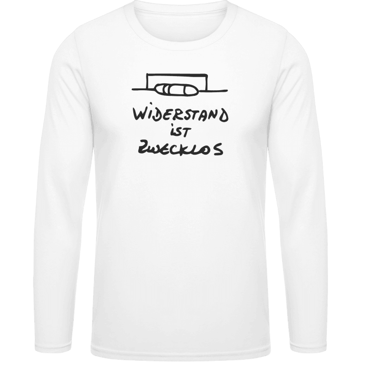 Widerstand ist zwecklos T-shirt à manches longues contain pic