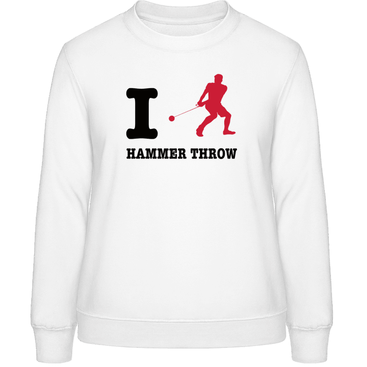 I Love Hammer Throw Sweat-shirt pour femme contain pic