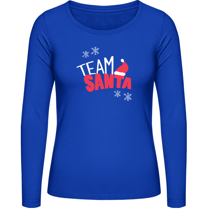 Team Santa Logo Langermet skjorte for kvinner 0 image